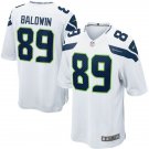 Men's Seattle Seahawks 89# Doug Baldwin Game White Stitched Jersey