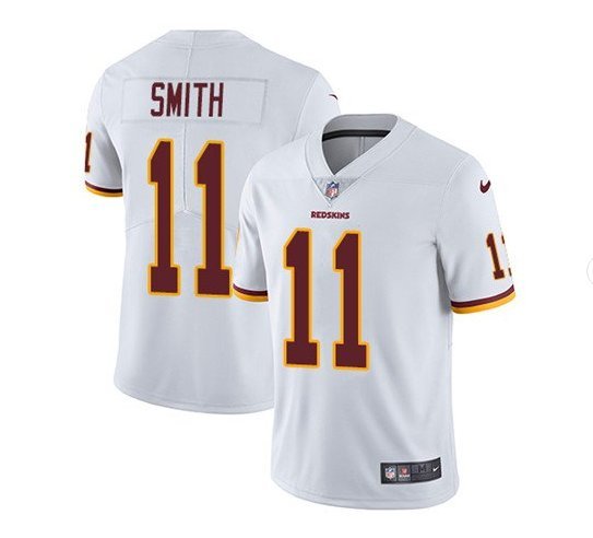 Men's Washington Redskins #11 Alex Smith Limited White Stitched Jersey