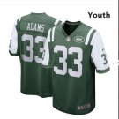 Youth York Jets #33 Jamal Adams Game Green Stitched Jersey