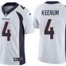 Men's Denver Broncos #4 Case Keenum Limited White Stitched Jersey