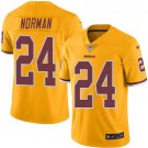 Men's Washington Redskins 24# Josh Norman Limited Yellow Stitched Jersey