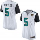 Women's Jacksonville Jaguars 5# Blake Bortles White Stitched Jersey