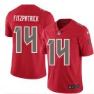 Men's Tampa Bay Buccaneers 14# Ryan Fitzpatrick Limited Red Stitched Jersey