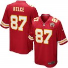Men's Kansas City Chiefs 87# Travis Kelce Game Red Stitched Jersey