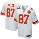 Men's Kansas City Chiefs 87# Travis Kelce Game White Stitched Jersey