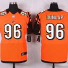 Men's Cincinnati Bengals 96# Carlos Dunlap Elite Orange Stitched Jersey