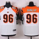 Men's Cincinnati Bengals 96# Carlos Dunlap Elite White Stitched Jersey