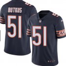 Men's Chicago Bears 51# Dick Butkus Limited Navy Blue Stitched Jersey
