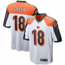Men's Cincinnati Bengals 18# A.J. Green Game White Stitched Jersey