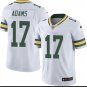 Men's Green Bay Packers 17# Davante Adams Limited White Stitched Jersey