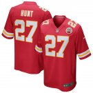 Men's Kansas City Chiefs 27# Kareem Hunt Game Red Stitched Jersey