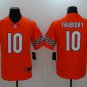 Youth Chicago Bears 10# Mitchell Trubisky Orange Stitched Jersey
