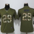Women's Kansas City Chiefs 29# Eric Berry salute to service Stitched Jersey
