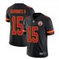 Men's Kansas City Chiefs 15# Patrick Mahomes II Limited Black Stitched Jersey
