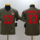 Youth York Giants 13# Odell Beckham Jr salute to service Stitched Jersey