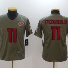 Youth Arizona Cardinals 11# Larry Fitzgerald salute to service Stitched Jersey
