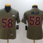 Youth Denver Broncos 58# Von Miller salute to service Stitched Jersey