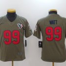 Youth Houston Texans #99 J.J. Watt salute to service Stitched Jersey