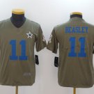 Youth Dallas Cowboys 11# Cole Beasley salute to service Stitched Jersey