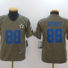 Youth Dallas Cowboys #88 Dez Bryant salute to service Stitched Jersey