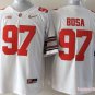 Youth Ohio State Buckeyes #97 Joey Bosa College White Stitched Jersey