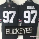 Men's Ohio State Buckeyes #97 Joey Bosa College Black Stitched Jersey