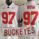 Men's Ohio State Buckeyes #97 Joey Bosa College White Stitched Jersey