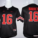 Youth Ohio State Buckeyes 16# J.T Barrett College Black Stitched Jersey