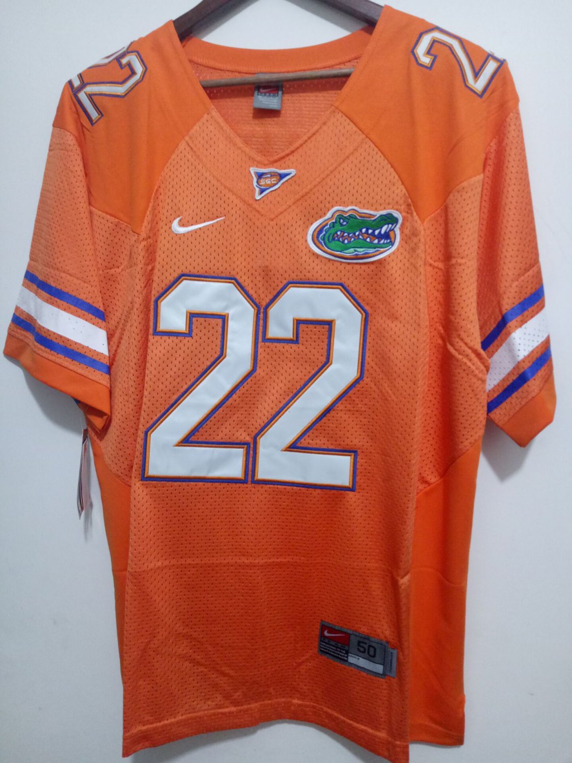 Men's Florida Gators 22# E.Smith College Orange Stitched Jersey