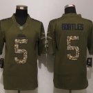 Jacksonville Jaguars 5# Blake Bortles Green Salute To Service Stitched Jersey