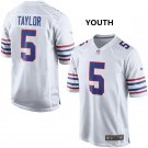 Youth Buffalo Bills #5 Tyrod Taylor White Stitched Jersey