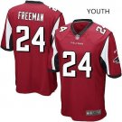 Youth kids Atlanta Falcons #24 Devonta Freeman red Stitched Jersey