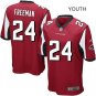 Youth kids Atlanta Falcons #24 Devonta Freeman red Stitched Jersey