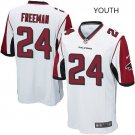 Youth kids Atlanta Falcons #24 Devonta Freeman white Stitched Jersey