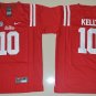 Youth Ole Miss Rebles 10 Chad Kelly Red College Stitched Jersey