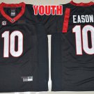 Youth Georgia Bulldogs College #10 Jacob Eason, Black Stitched Jersey