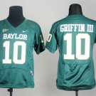 Youth Baylor Bears 10 Robert Griffin III Green College Stitched Jersey