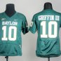 Youth Baylor Bears 10 Robert Griffin III Green College Stitched Jersey