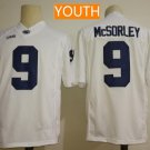 Youth Kids Penn State Nittany Lions #9 Trace McSorley White Stitched Jersey