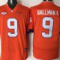 Youth Clemson Tigers 9 Wayne Gallman II Orange College Stitched Jersey