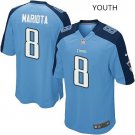 Youth Tennessee Titans #8 Marcus Marita blue Stitched Jersey