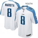 YOUTH Tennessee Titans #8 Marcus Mariota White Stitched Jersey