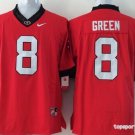 Youth Georgia Bulldogs 8 AJ Green Red College Stitched Jersey