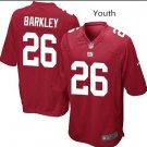 Youth York Giants 26# Saquon Barkley Red Stitched Jersey