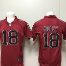 Men's Falcons #18 Calvin Ridley Limited Red Stitched Jersey