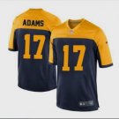 Men's Green Bay Packers #17 Davante Adams Rush Navy Stitched Jersey