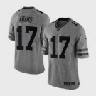 Men's Green Bay Packers #17 Davante Adams Rush Gray Stitched Jersey