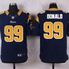 Men's Los Angeles Rams 99# Aaron Donald Elite Navy Blue Stitched Jersey