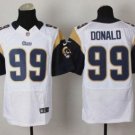 Men's Los Angeles Rams 99# Aaron Donald Elite White Stitched Jersey