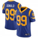 Men's Los Angeles Rams 99# Aaron Donald Limited Blue Stitched Jersey